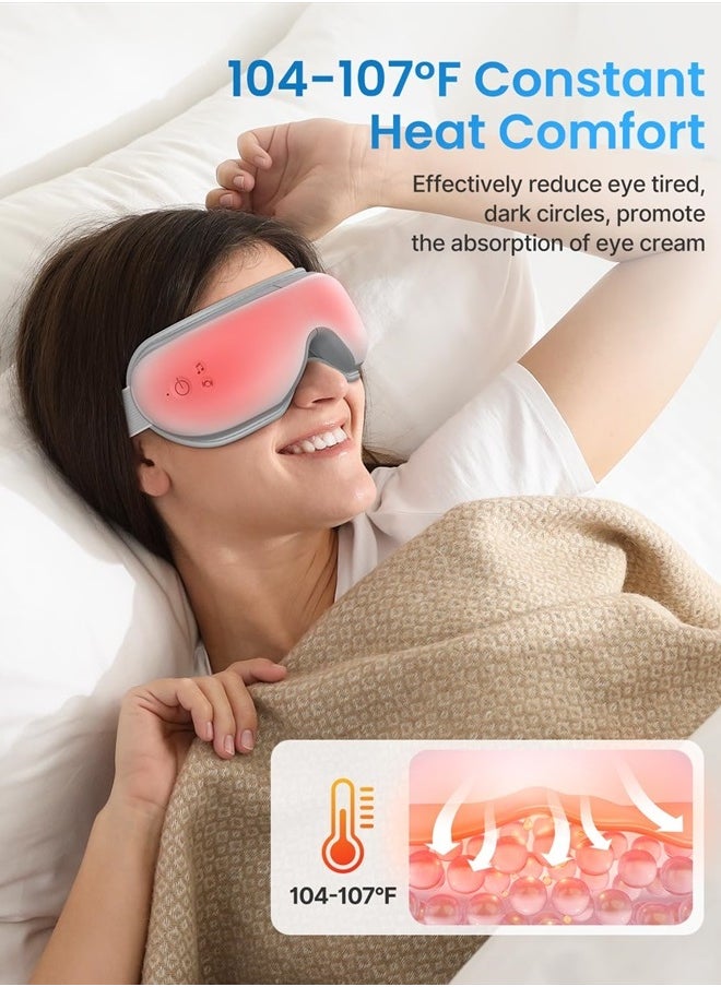 RENPHO - Eyeris 1 Mothers Day Gifts, Eye Massager with Heat, Gifts for Mom/Dad, Heated Eye Mask with Bluetooth Music, Face Massager, Eye Care Device, Smart Eye Mask for Relax Eye, Reduce Eye Strain - Image 1