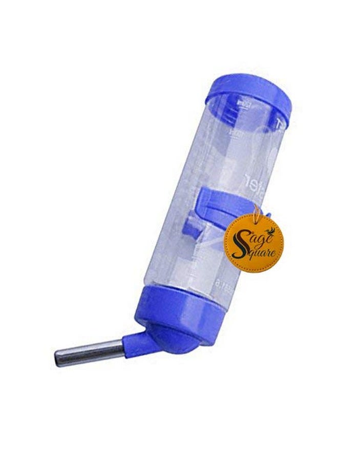 Sage Square Leak Proof Cage Attachment Water Bottle Cum Feeder for Hamster/Guinea Pig/Rabbit/Puppy/Cat/Kitten/Dwarf/Gerbil/Mice/Ferret (1 Piece) (125 ml)  - Image 2