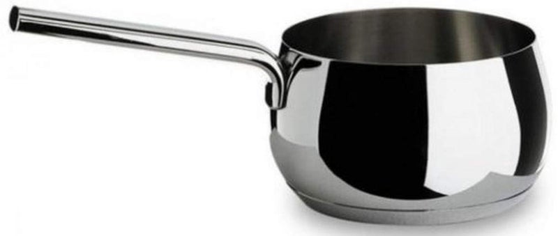 Alessi, "MAMI", Long handled saucepan in 18/10 stainless steel mirror polished,1 qt 23 oz - Image 5