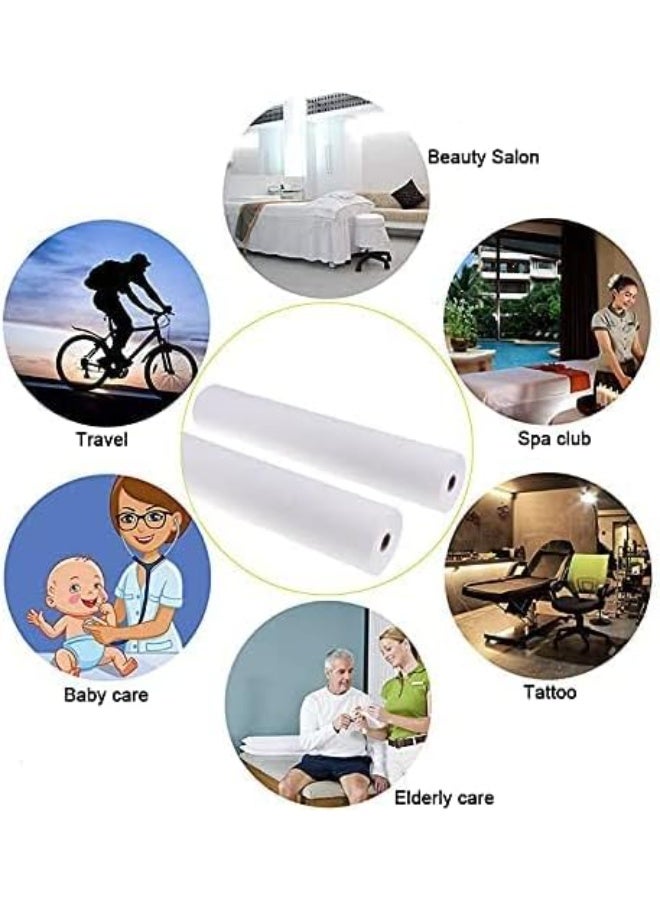 LA PERLA TECH  20 PCS Disposable Spa Bed Sheets,Non-woven Fabric Waterproof Massage Table Bed Cover for SPA Tattoo Beauty Salon Hotel - Image 4