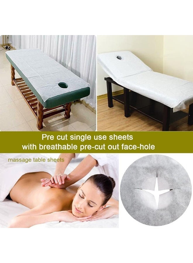LA PERLA TECH  20 PCS Disposable Spa Bed Sheets,Non-woven Fabric Waterproof Massage Table Bed Cover for SPA Tattoo Beauty Salon Hotel - Image 2