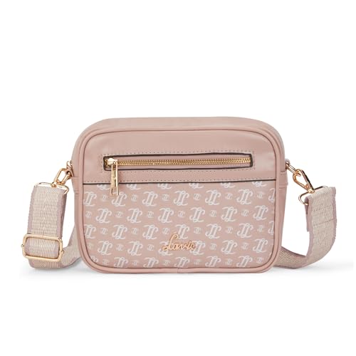 Lavie Women's Mono LL Scarlet Monogram Print Cross Body Box Sling Bag | Ladies Purse Handbag | Gift for Women - Image 1