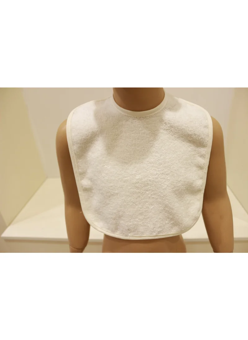اندر هوم Baby Food Bib Curly Bib Cotton Plain Towel Baby Apron