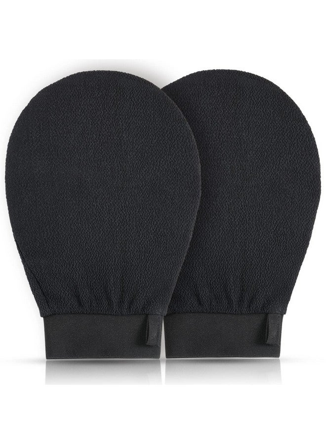 moohemoo Deep Exfoliating Mitt 2 Pcs Exfoliating Glove Body Scrubber For Removing Dirt And Dead Skin Body Exfoliator For Shower Bath At Home To For Tan Removal Keratosis Pilaris Dry Skin Treatment  - Image 1