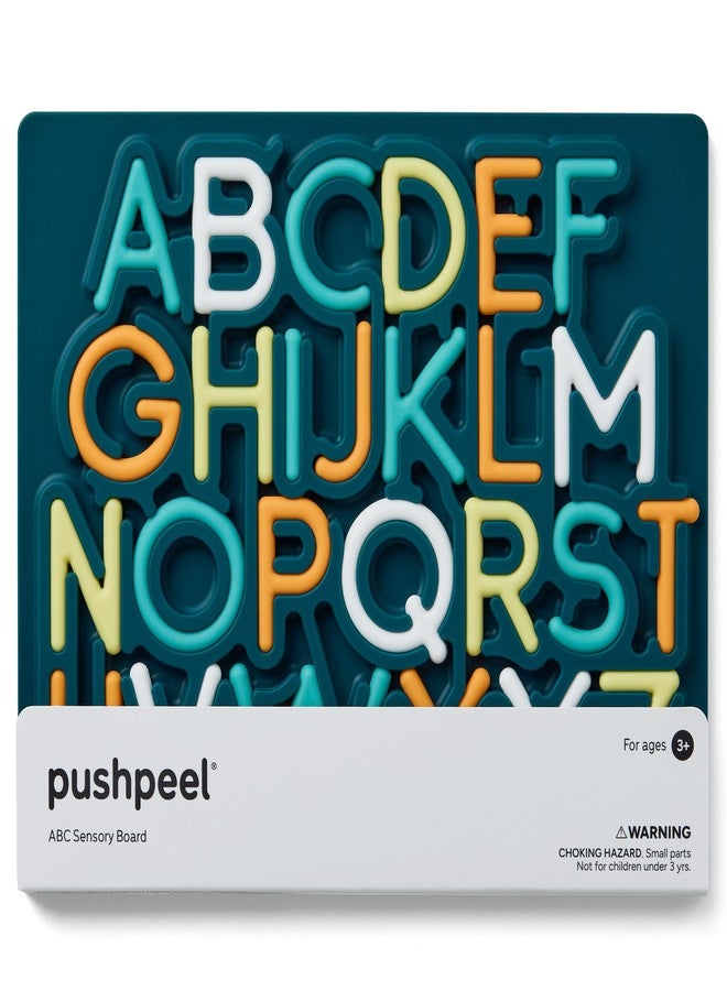 Pushpeel Advanced ABC Tracing Puzzle Board (Best for Ages 4+) – Silicone Learning Toy for Pre-Writing & Fine Motor Skills – Quiet Sensory Travel Activity Toy for Kids – Uppercase Alphabet, Spruce - Image 1