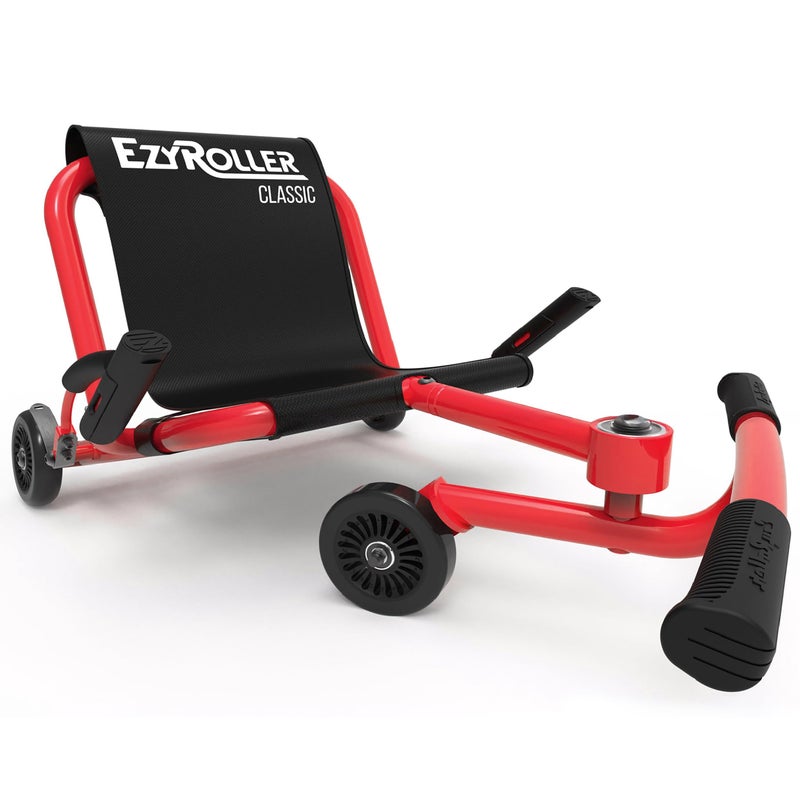 EzyRoller Classic Ride On Scooter for Kids Ages 4+ - Red - Image 1