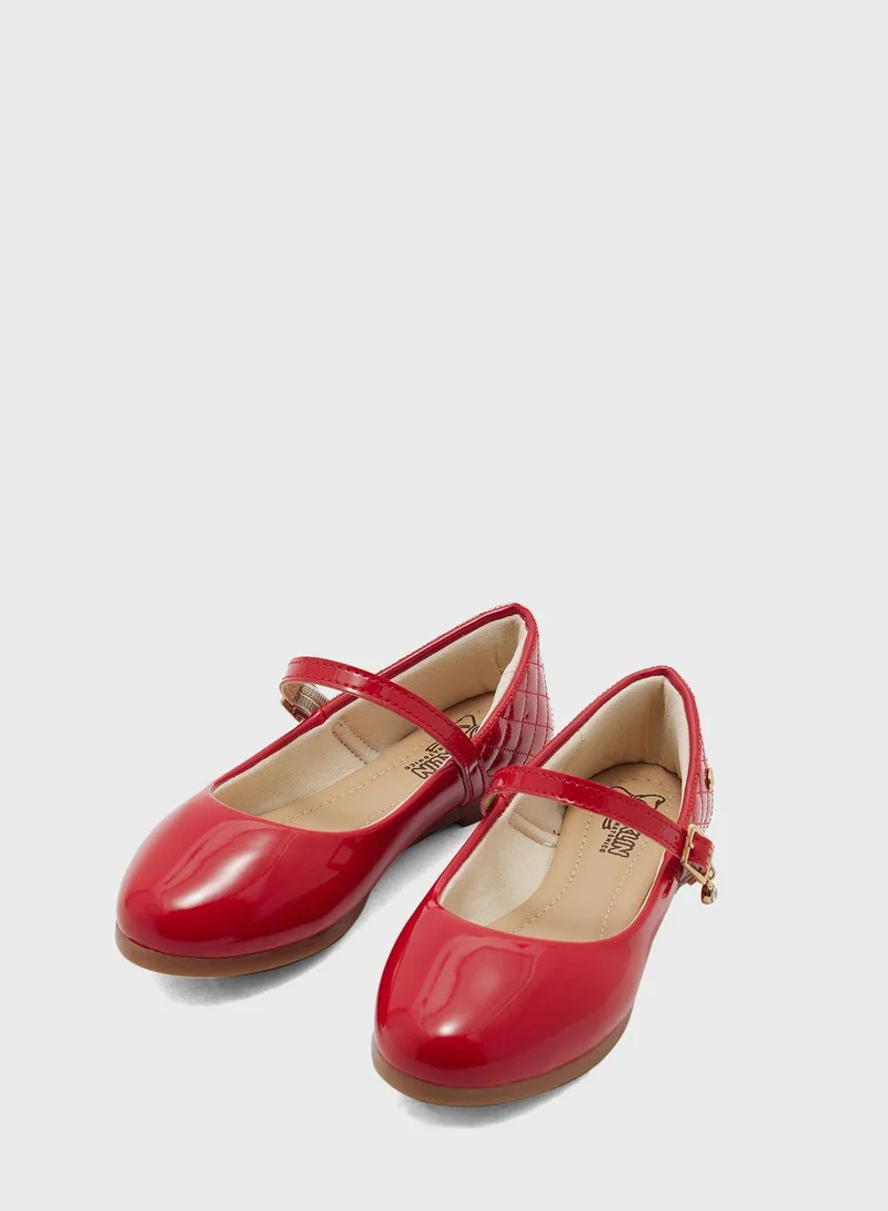 Klin Kids Slip On Ballerinas