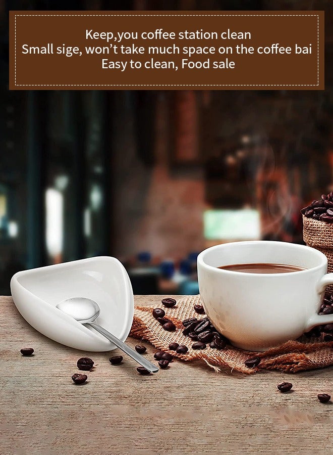 2-Piece Coffee Bean Weighing Set, Coffee Bean Measuring Cup, Coffee Measuring Tray And Rust-Proof Coffee Spoon, Hand Grinding Coffee Accessories,For Cafe, Home, Office, Kitchen  - Image 4