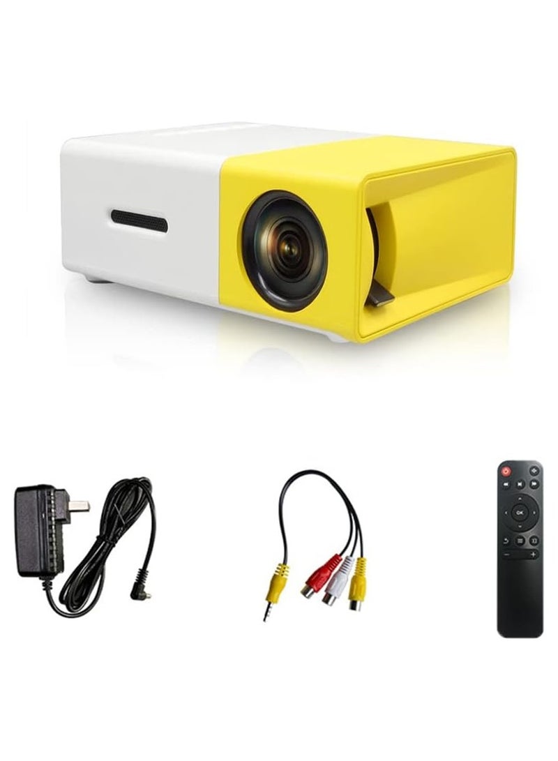 Portable small projector with brightness of 400-600 lumens YG-300 yellow/white - Image 1