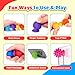 SMALL FISH Sensory Fidget Toys Kids Adults Qquiet Textured Suction Cup Toys for Kids with Autism Squishy Sensory Toys for Classroom Bath 8 Pack Calm Down Corner Supplies for Teens Travel Gifts for Students - Image 3