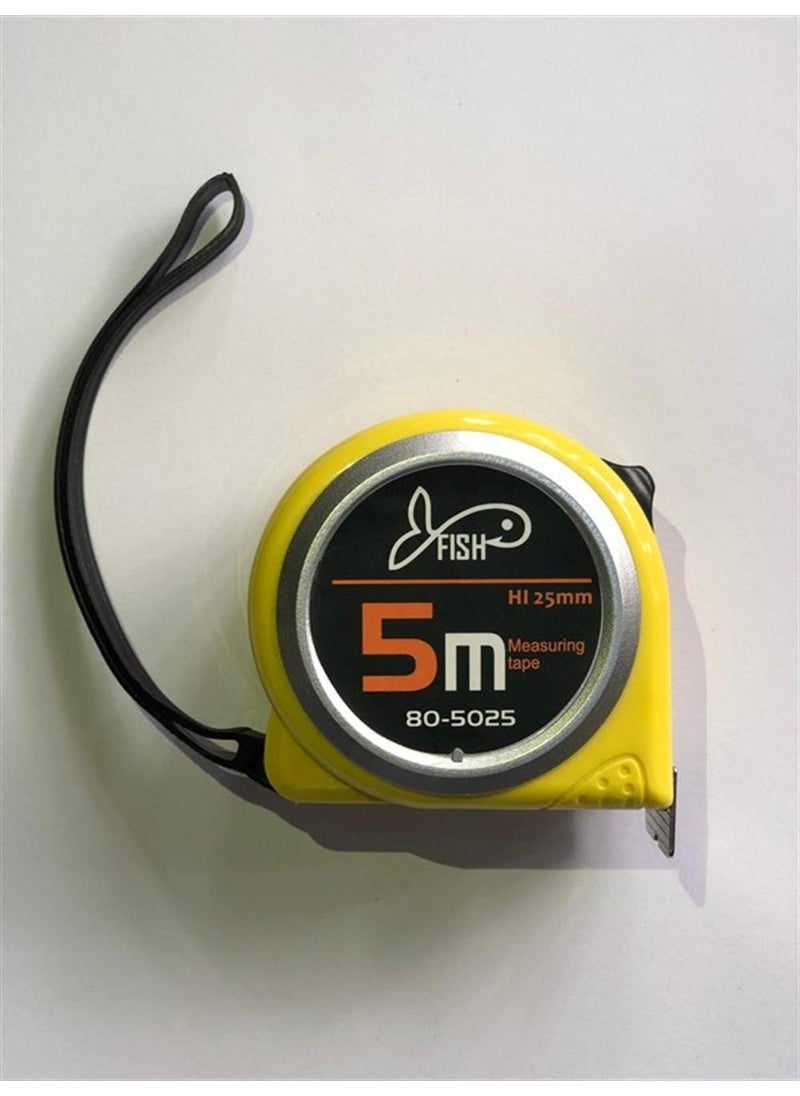 FISH Steel Tape Measure, 5 m x 25 mm  - Image 3
