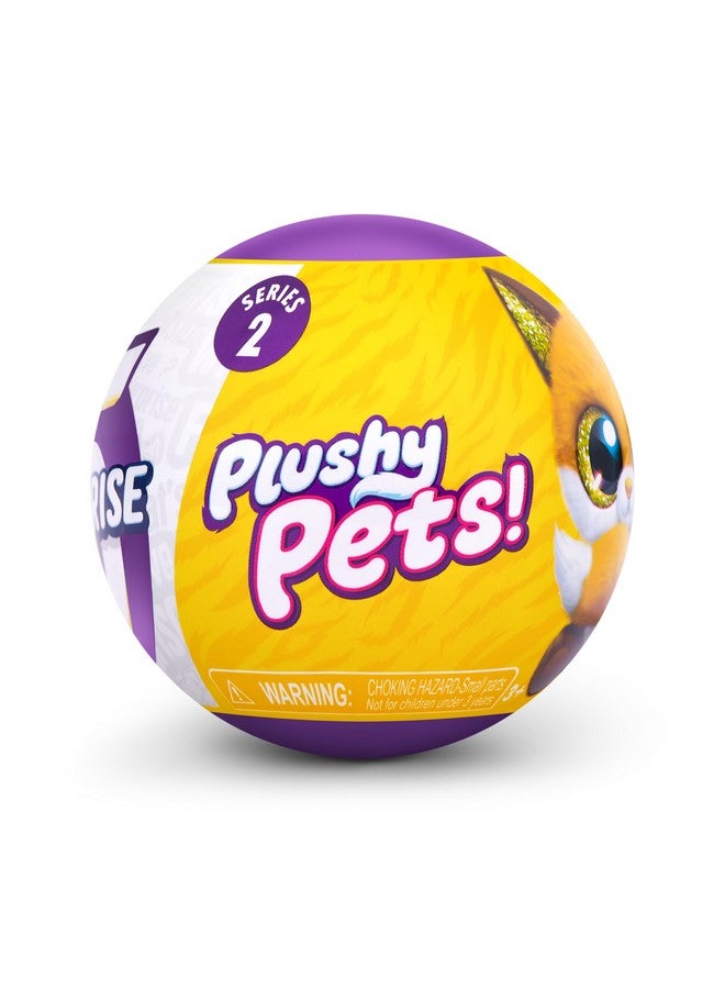 5 Surprise 5 حيوانات محشوة مفاجئة السلسلة 2 (عبوة 3) من زورو، كبسولة غامضة قابلة للجمع، محشوة، تبني حيوانات أليفة، لعبة للبنات، الأطفال، المراهقين - Image 2