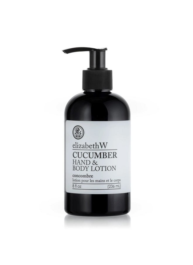 elizabeth W Cucumber Hand And Body Lotion 8 Fluid Ounces  - Image 1