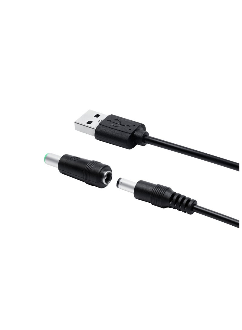 8 in 1 USB to DC 5V Power Cord 5.5*2.1 mm Plug Connector Charging Cable with 8 Connector Tips for Fan Speaker Router LED Lamp - Image 5