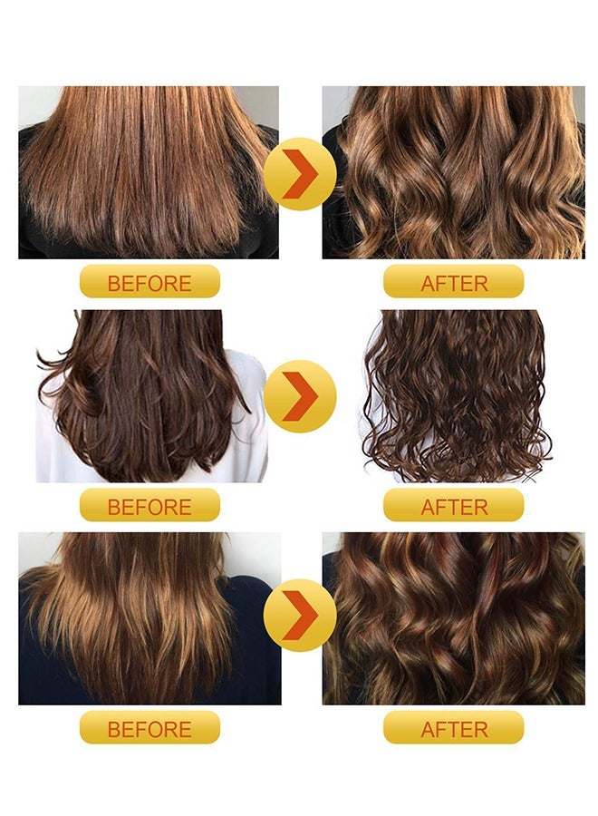 EELHOE Sculpting Curly Hair Mousse, Long Lasting Curls Defining Essence, Hydrating Nourishing Sculpting Hair Curling Mousse, Moisturizing No Flaking Curly Hair Repair Essence For Repair Damaged Roots - Image 4