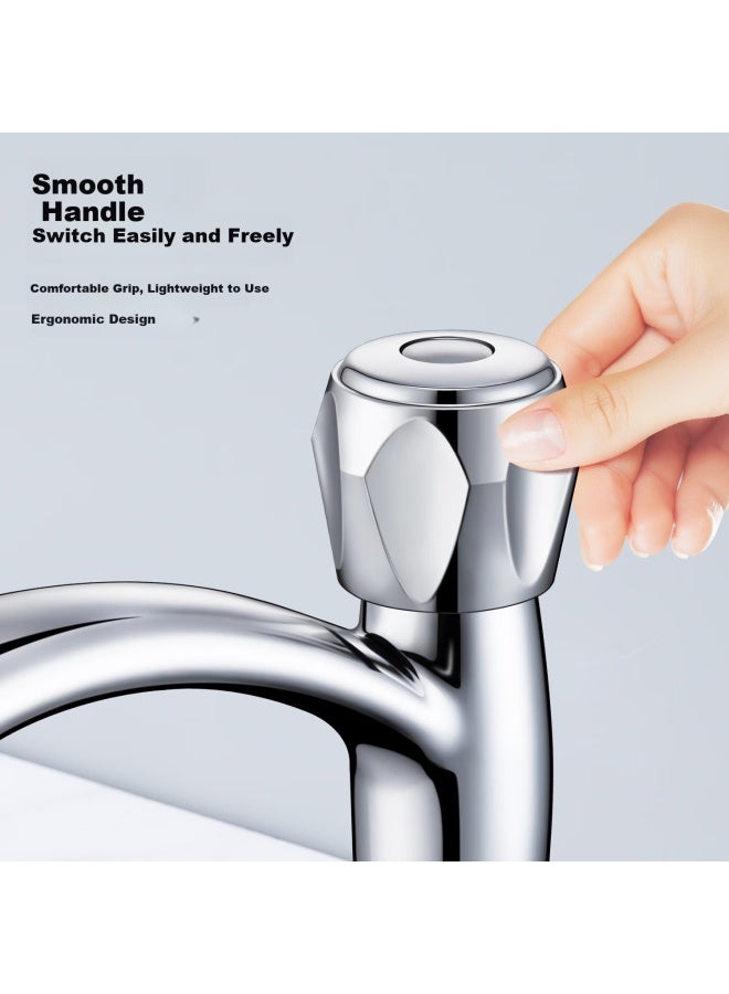 LARSD Lairshidan Basin Faucet, Single Cold, Single Hole, For Face Washing, Hand Washing, Basin, Bathroom Cabinet, Ld5861 - Image 3
