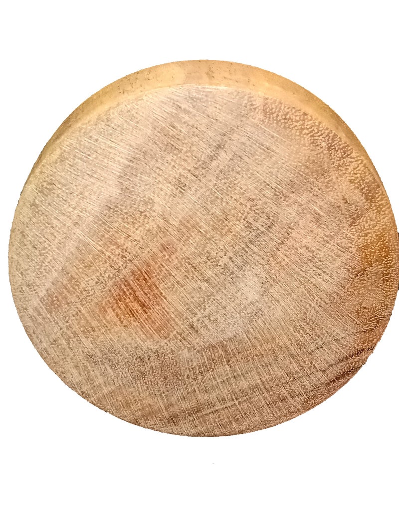 DBY Wooden Potato Masher daily use Wooden Pav Bhaji/Vegetable/Potato Masher Wooden Roti Chapati Presser,Roti Bhakri Or Khakara on Tava Presser - Image 5