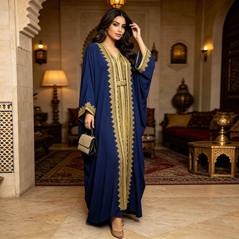Women's Chiffon Cardigan Dress with Slip and Long Skirt - Image 2