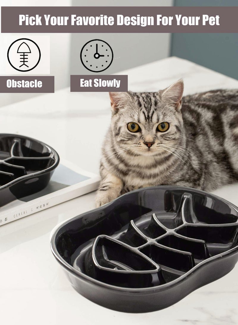 Healthy Eating Pet Bowls, Slow Feeder Cat Dog Bowl - Image 3
