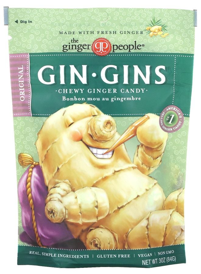 The Ginger People Gin Gins® Ginger Chews Original  3 oz (84 g)