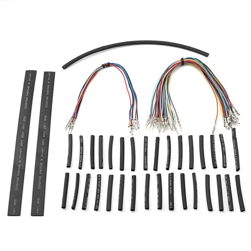 Wsays 12" Handlebar Wiring Extension Harness Fit 12"-16'' Handlebar Compatible with Harley Touring Street Electra Glide Road King 2007-2013, Fit FLTR/I, FLTRX 2007-2009 Tri Glide FLHTCUTG 2009-2013 - Image 1