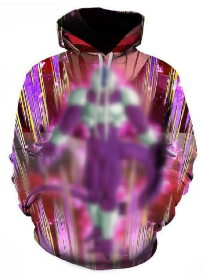 KUYING New Youth Bead Printed Casual Loose Sports Hoodie  - Image 1