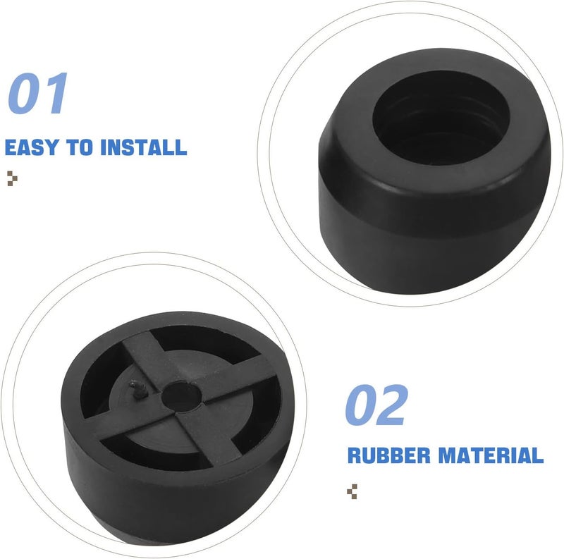 30PCS Audio Stand Feet - Rubber Shock Absorbing Feet for Car Amplifier, Subwoofer, and Stereo - Compatible with Home Audio Equipment and Turntables - Image 3