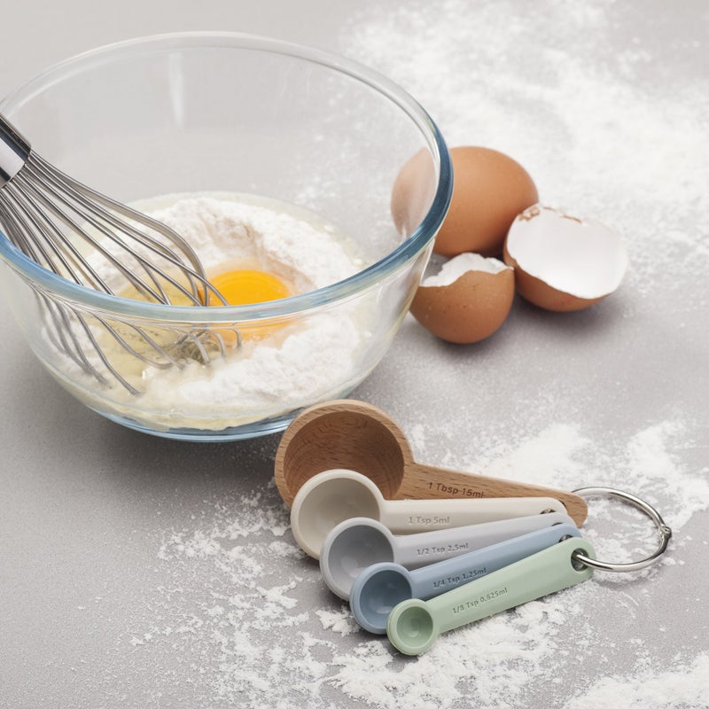 ZEAL Perfect Measure Silicone Measuring Spoons – Set of 5 – For Measuring Wet and Dry Ingredients - Neutral - Image 5