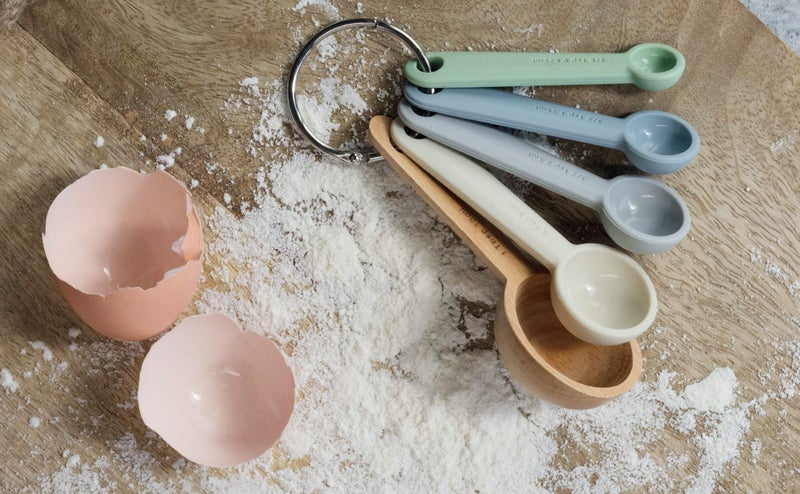 ZEAL Perfect Measure Silicone Measuring Spoons – Set of 5 – For Measuring Wet and Dry Ingredients - Neutral - Image 3