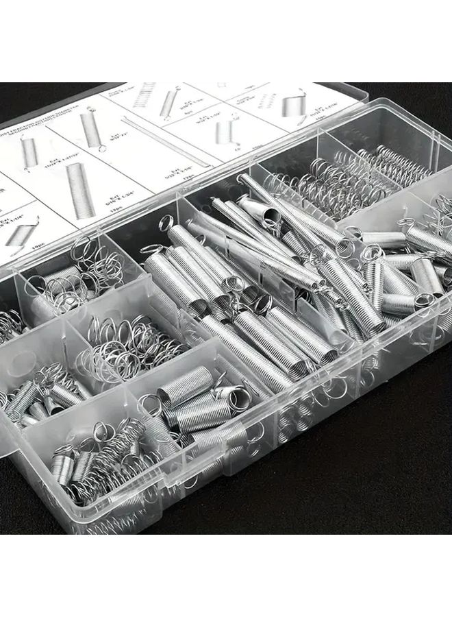 Metal Spring Set 200 Pieces Compression Tension Springs with Storage Box for DIY Industrial Use - Image 5