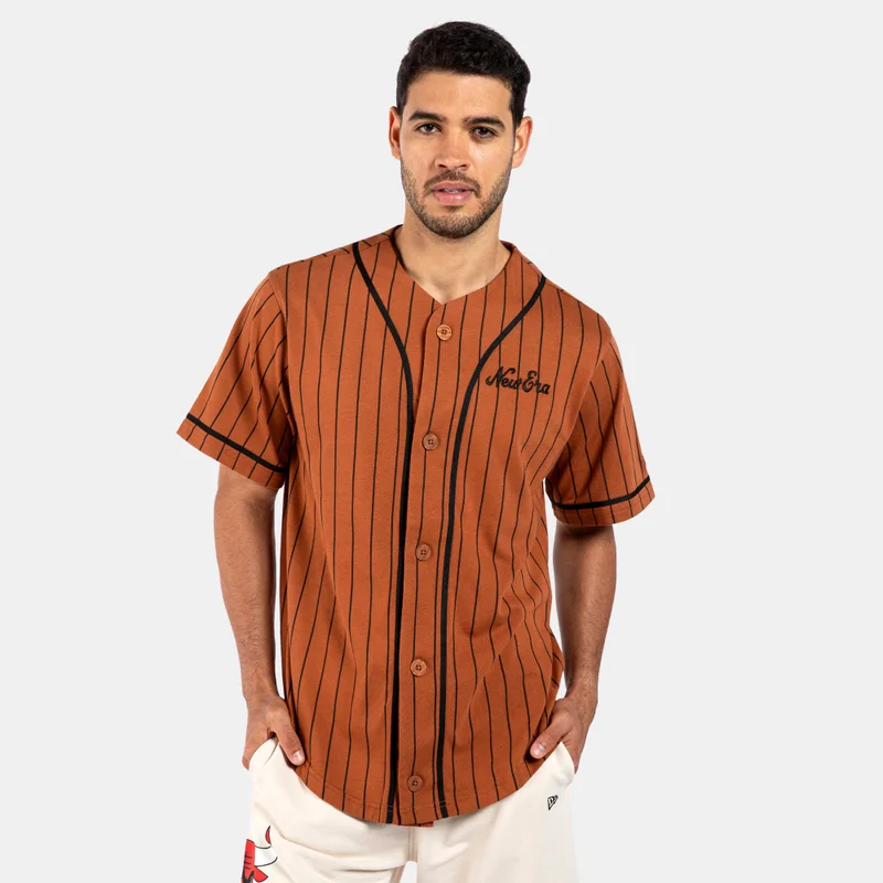 NEW ERA Men's MLB New York Yankees Pinstripe Shirt