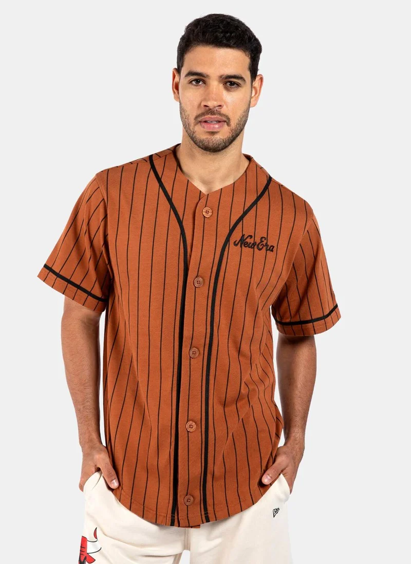 نيو ايرا Men's MLB New York Yankees Pinstripe Shirt