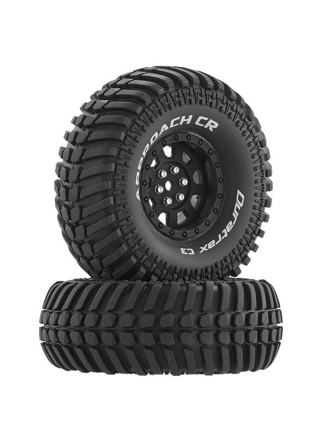 Duratrax Approach Cr C3 Mounted 1.9" Crawler Tires Black 2 Dtxc4030 - Image 2