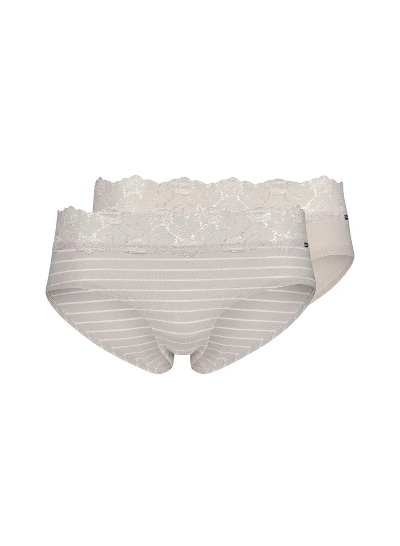 La Senza Skiny Women'S Panty 2 Pack Cotton Lace