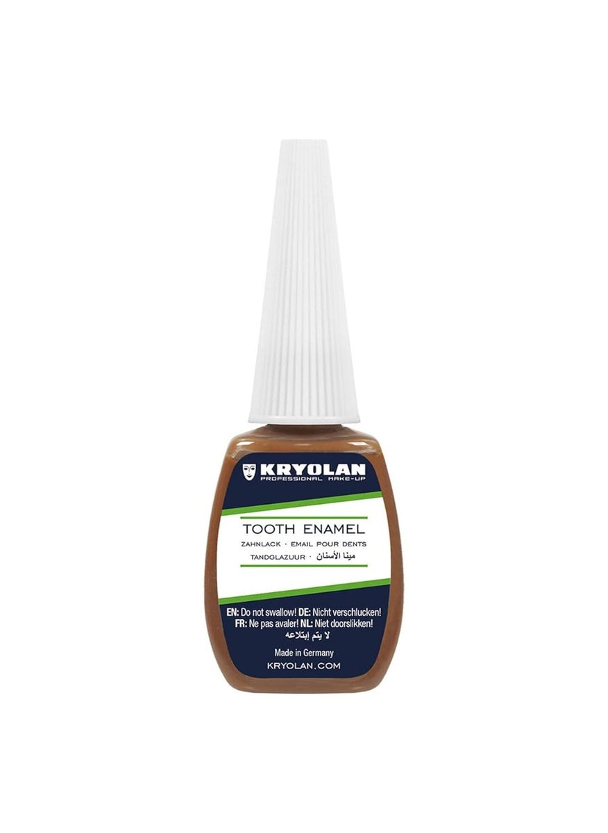 Kryolan Professional Tooth Enamel Special Effects Tooth Paint By Kryolan Ivory Temporary Liquid Teeth Color For SFX Teeth Makeup Halloween Cosplay Theater Blackout Rotten Tooth Decay Makeup 04 Fl Oz 