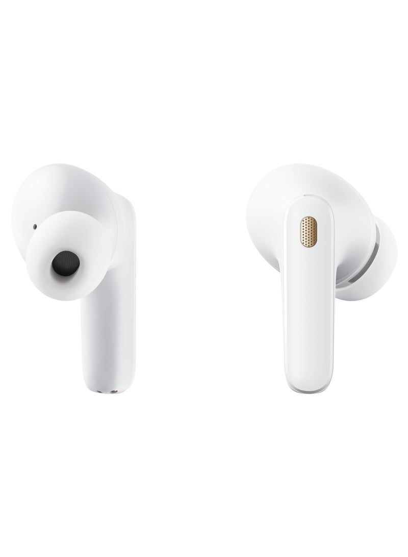 Itel T11 - Wireless Airpods with 40H Playtime, Quad Mic ENC, IPX5, 10MM Bass Boost Drivers, BT Version 5.3, Fast Charging - Type C - White - Image 5