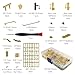 iland Miniature Dollhouse Accessories of Miniature Hinges Dollhouse Handles Hardware 20 Kinds Over 700 pcs - Image 4