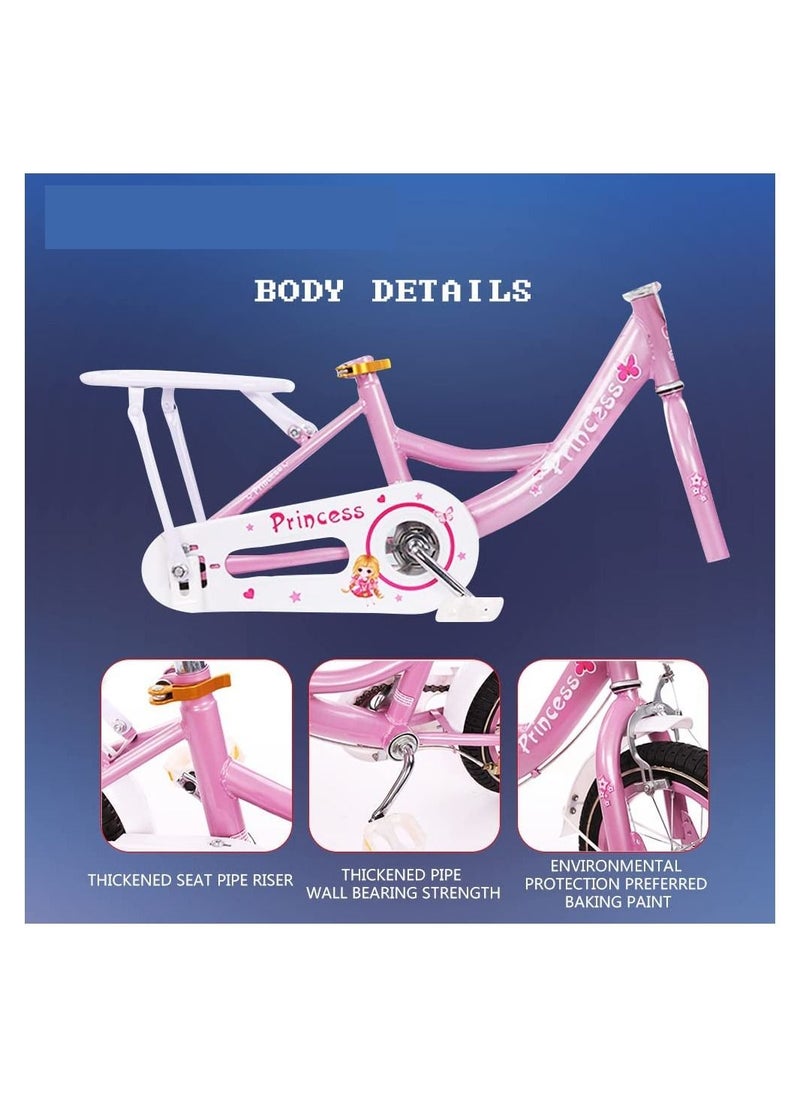 Cool Baby 12 Inch Kids Bike with Hand Brake and Basket for Ages 3-8 Years  - Image 2