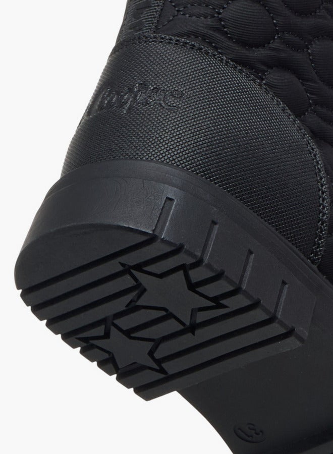 Lee Cooper Girls' Quilted High Cut Boots with Zip Closure - Image 5