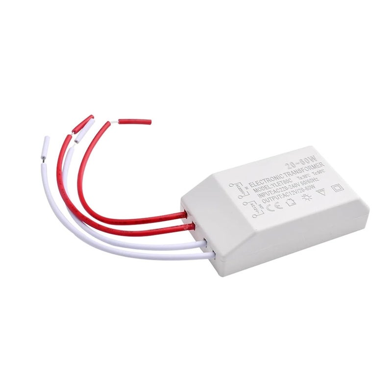 White 20 60W 220V AC12V LED Lamp Electronic Transformer Adapter - Image 3