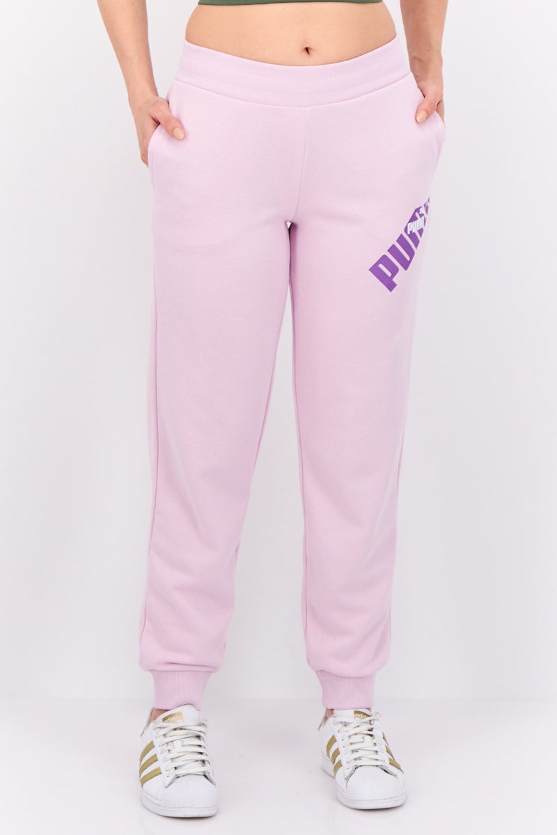 PUMA Women Comfort Fit Training Sweatpants, Pink - Image 1