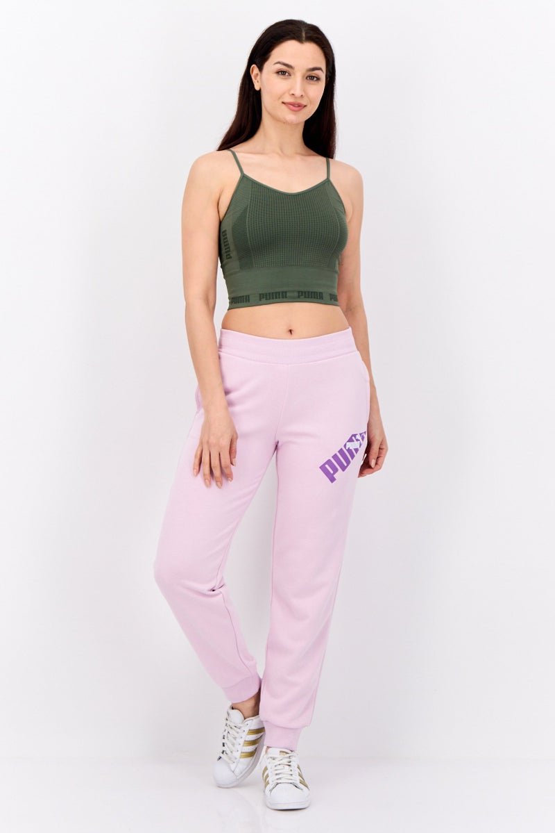 PUMA Women Comfort Fit Training Sweatpants, Pink - Image 4