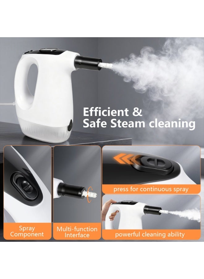 Arabest Steam Mop & Detachable Handheld Steam Cleaner for Home and Floor Cleaning, 15s Heat-Up, 230°F Floor Steamer for Deep Cleaning with Multi-purpose Attachments Hardwood Floors, Tile,Grout,Furniture - Image 4