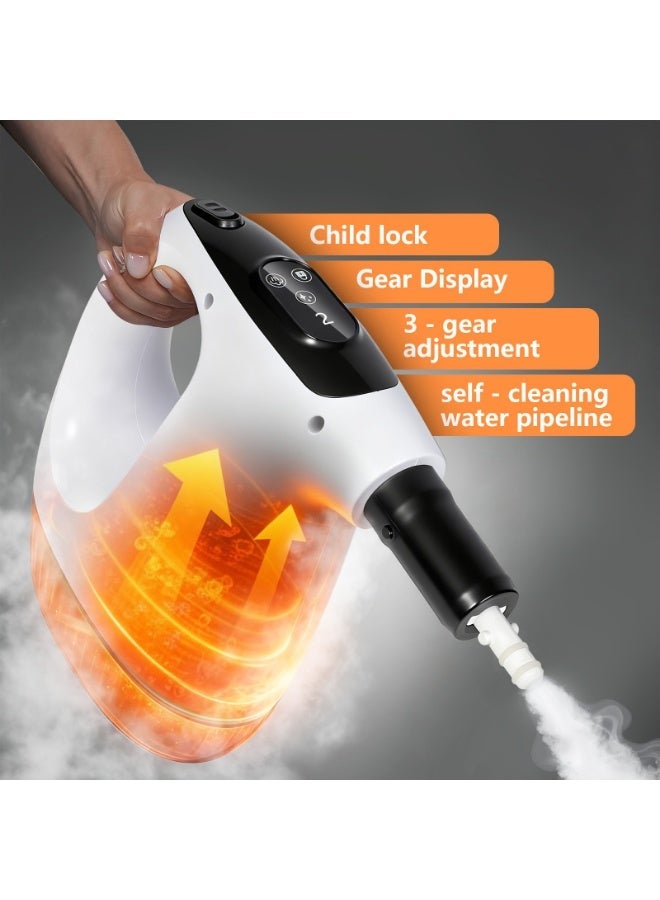 Arabest Steam Mop & Detachable Handheld Steam Cleaner for Home and Floor Cleaning, 15s Heat-Up, 230°F Floor Steamer for Deep Cleaning with Multi-purpose Attachments Hardwood Floors, Tile,Grout,Furniture - Image 2