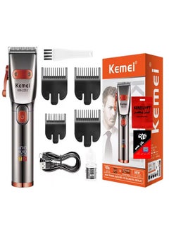 ماركة غير محددة ماكينة الحلاقة الإحترافيه للصالونات Kemei KM-2253 مزودة بشاشة ملونه و سرعتين تيربو  - Image 1