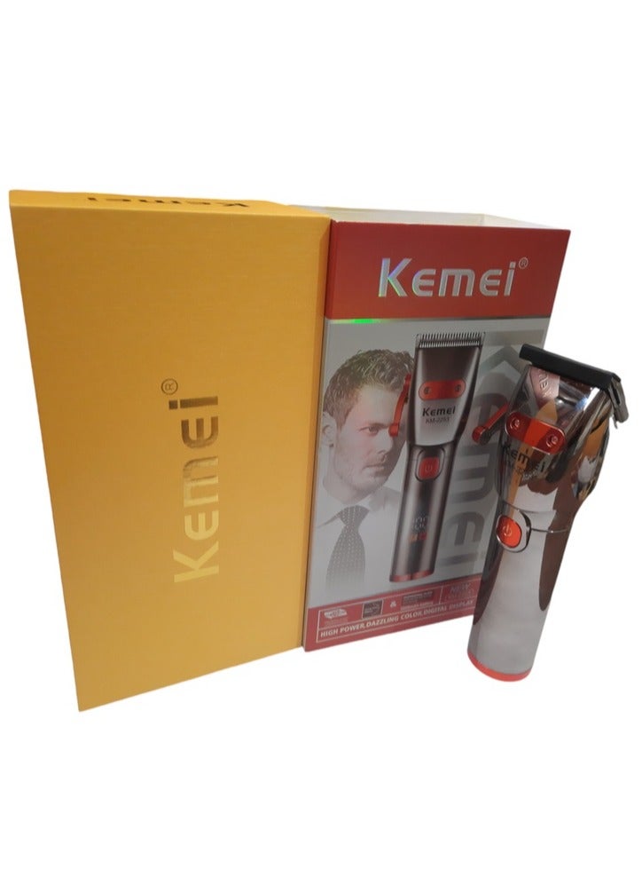 ماكينة الحلاقة الإحترافيه للصالونات Kemei KM-2253 مزودة بشاشة ملونه و سرعتين تيربو - Image 3