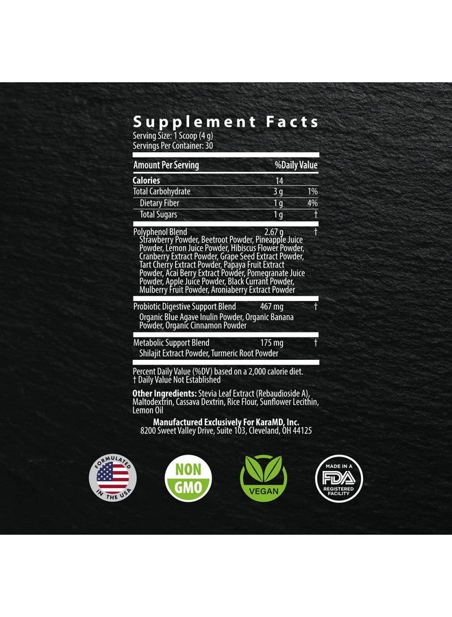 KaraMD Revive Reds | Delicious Polyphenol Energy Booster Supplement | Vegan Friendly, Gluten Free & Non-GMO Superfood Powder | Antioxidants, Shilajit & Enzymes (30 Concentrated Servings) - Image 2