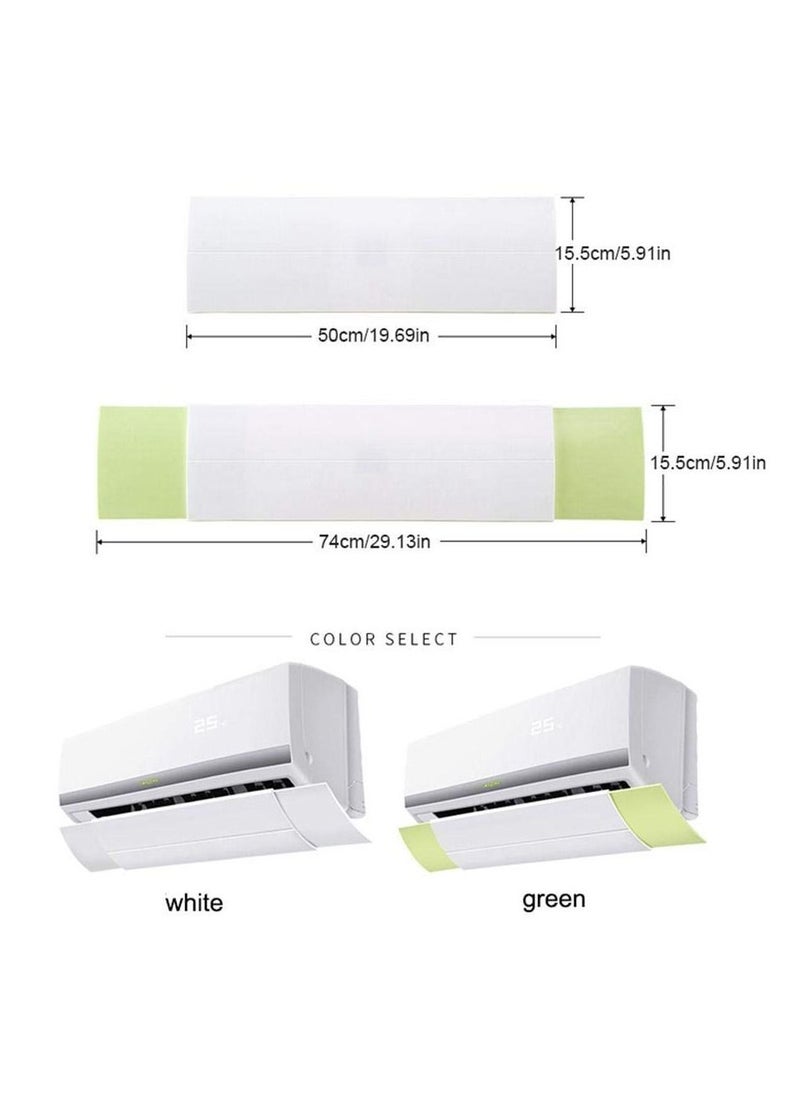 Retractable Air Conditioner Deflector Adjustable Anti Direct Blowing Windshield Split AC Air Conditioning Baffles
