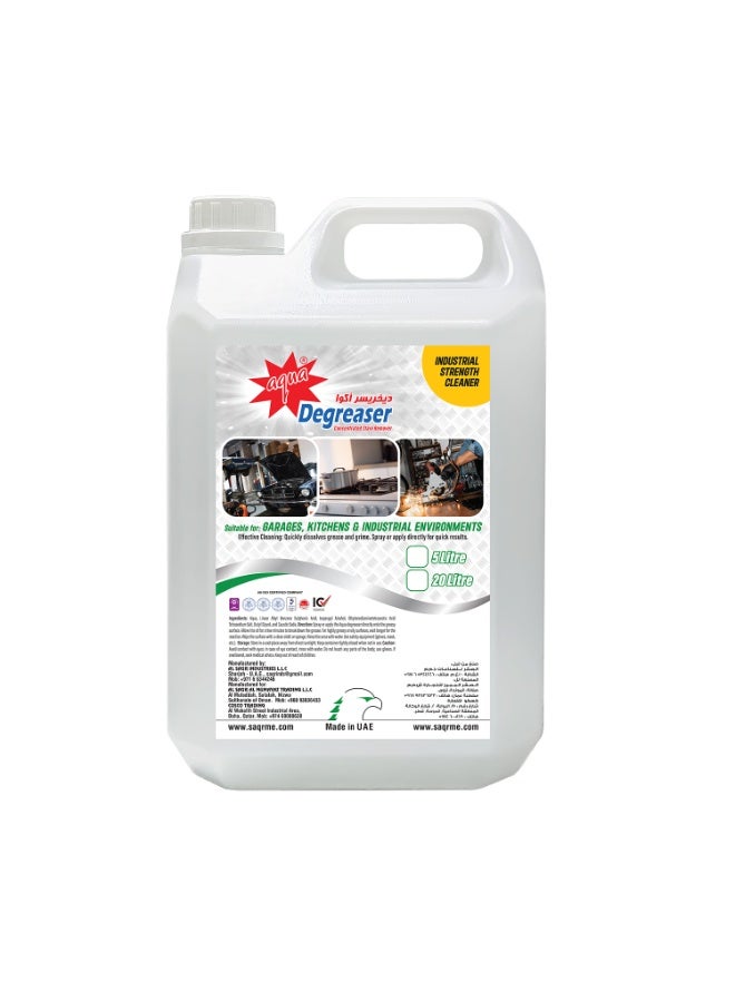 أكوا منظف مزيل الدهون أكوا 5 لتر – قوة صناعية متعددة الاستخدامات - Image 1