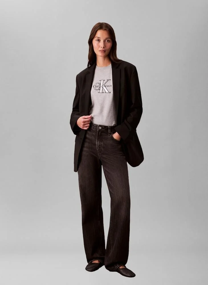 Calvin Klein Jeans  Graphic Crew Neck T-Shirt for Women | Best Price UAE
